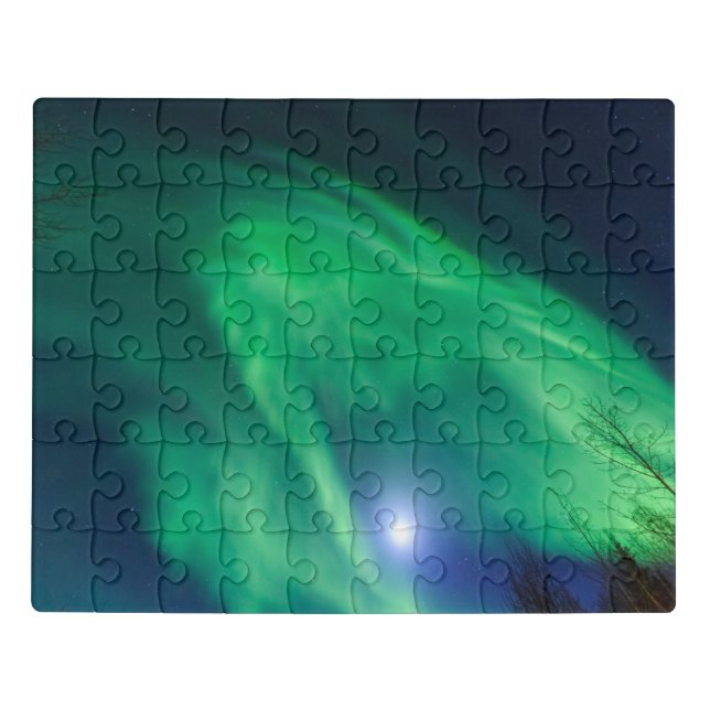 Aurora Borealis Northern Lights | Fairbanks Jigsaw Puzzle (Puzzle Horizontal)