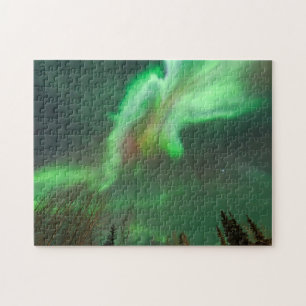 Aurora Borealis Northern Lights Fairbanks Jigsaw Puzzle