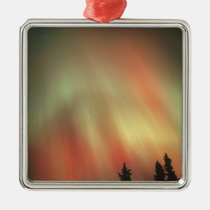 Aurora Borealis, Northern Lights, Fairbanks Metal Ornament