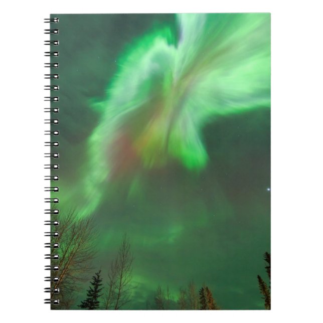 Aurora Borealis Northern Lights | Fairbanks Notebook (Front)
