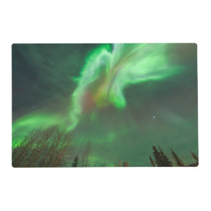 Aurora Borealis Northern Lights Fairbanks Placemat
