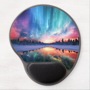 Aurora Borealis, Northern Lights, Gel Mouse Pad