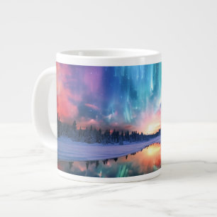 Aurora Borealis, Northern Lights, Giant Coffee Mug