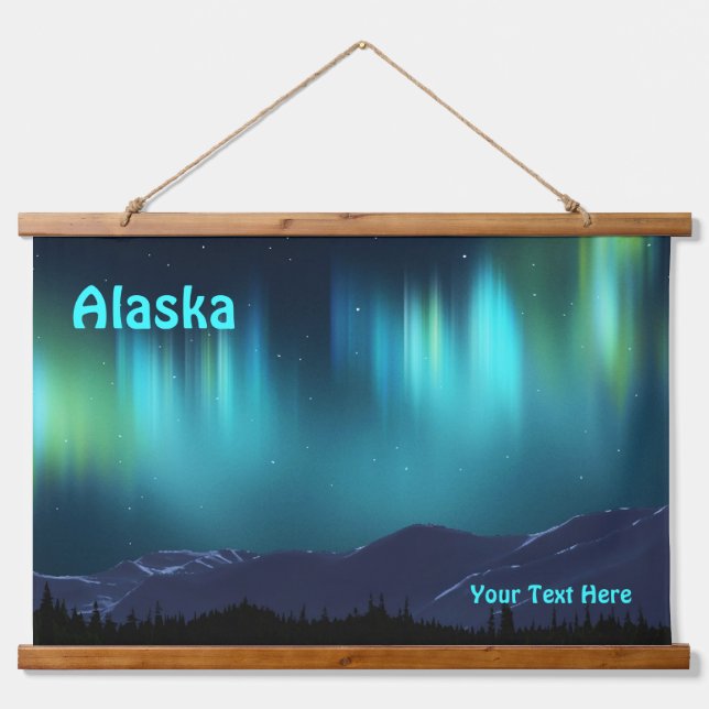 Aurora Borealis - Northern Lights Hanging Tapestry (Front)