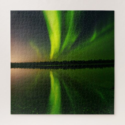 Aurora Borealis Northern lights Iceland Jigsaw Puz Jigsaw Puzzle