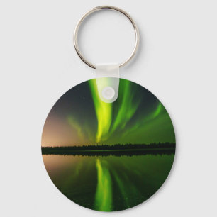 Aurora Borealis Northern lights Iceland Keychain