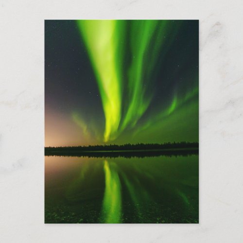 Aurora Borealis Northern lights Iceland Postcard