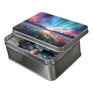 Aurora Borealis, Northern Lights, Jigsaw Puzzle