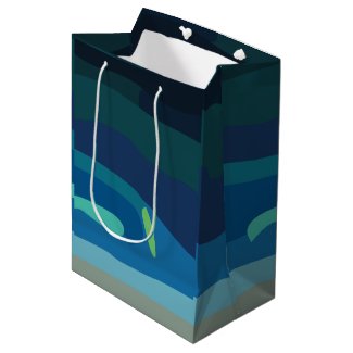 Aurora Borealis Northern Lights Medium Gift Bag