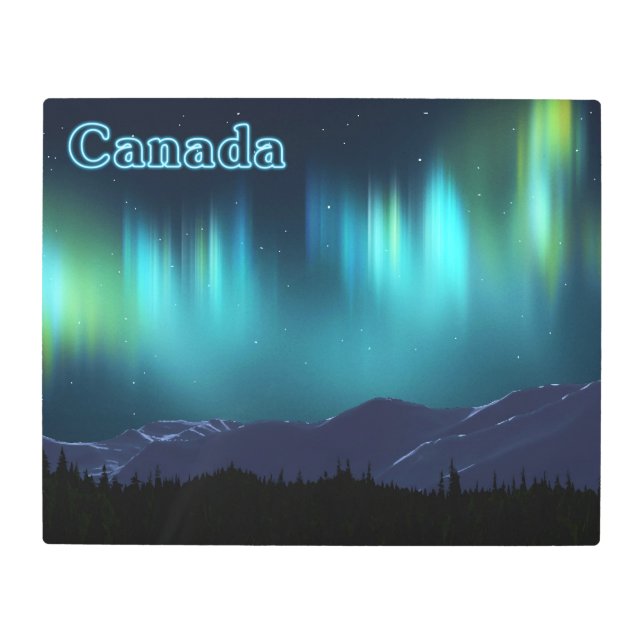 Aurora Borealis - Northern Lights Metal Print (Front)