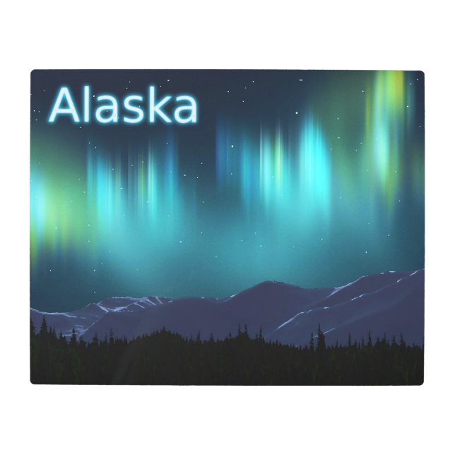 Aurora Borealis - Northern Lights Metal Print (Front)