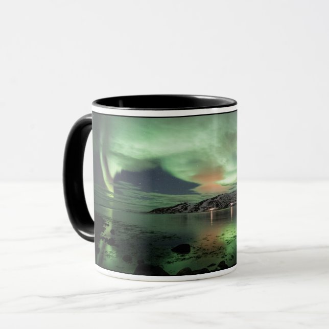 Aurora Borealis Northern Lights Mug (Front Left)