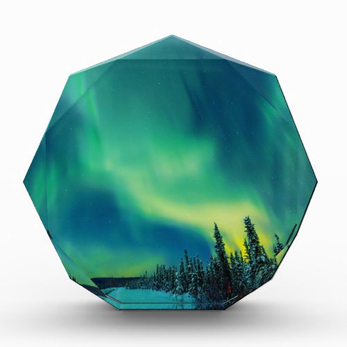Aurora Borealis Northern lights Norway Acrylic Award