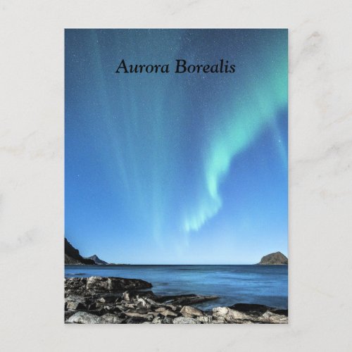 Aurora Borealis Northern Lights Postcard