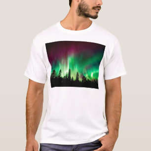 Aurora borealis northern lights T-Shirt
