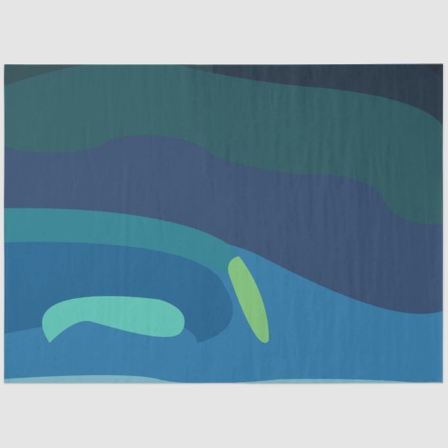 Aurora Borealis Northern Lights Tissue Paper (Front)