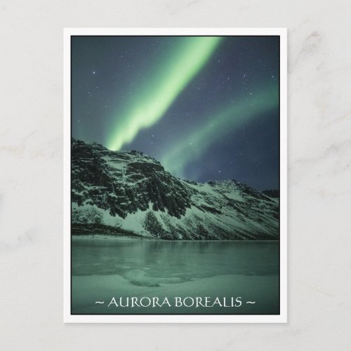 Aurora Borealis Norway Postcard