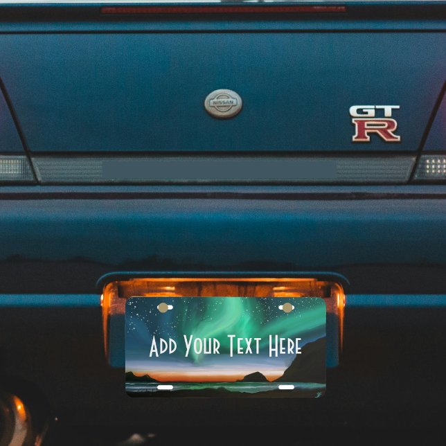 Aurora Borealis - Oil Painting License Plate (Creator Uploaded)