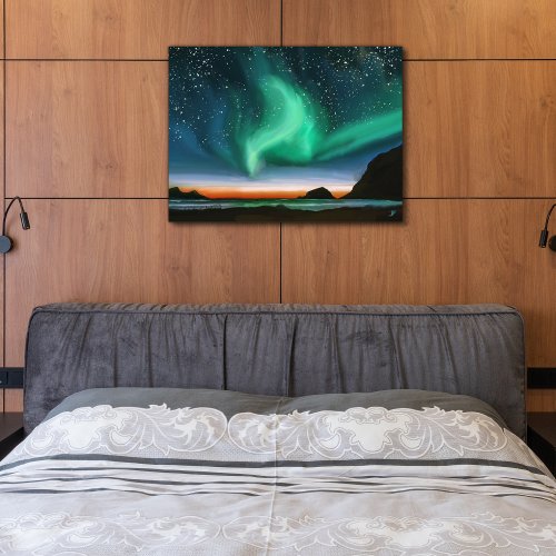 Aurora Borealis _ Oil Painting Photo Print