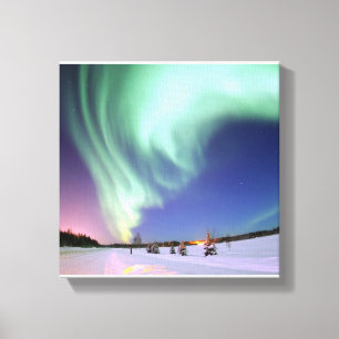 Aurora Borealis or Northern Lights, Alaska Canvas Print