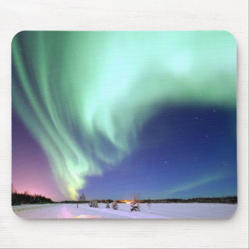 Aurora Borealis over Alaska  Mouse Pad