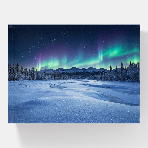 Aurora Borealis Paperweight