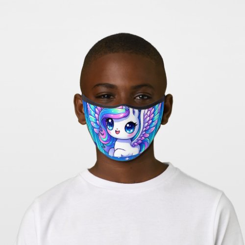 Aurora Borealis Pegasus  Premium Face Mask