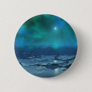 Aurora Borealis Pinback Button