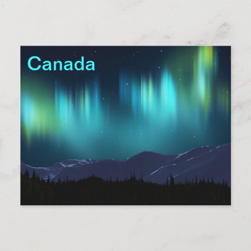 Aurora Borealis Postcard