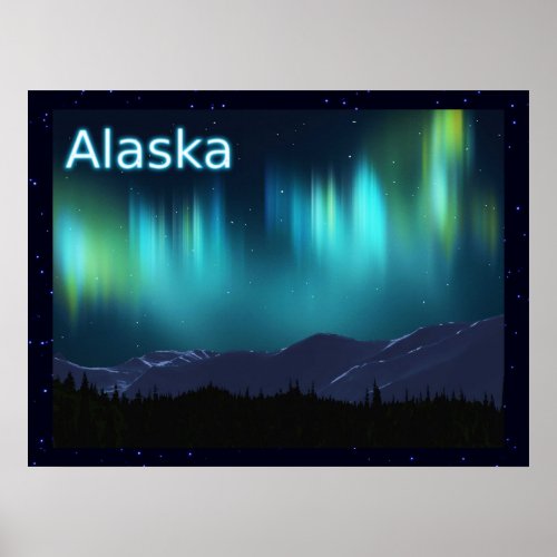 Aurora Borealis Poster