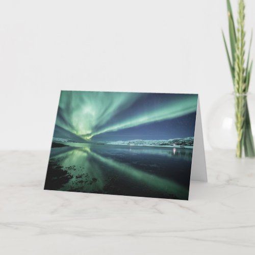 Aurora Borealis Reflection Card