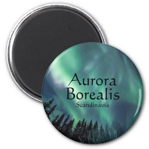 Aurora Borealis Scandinavia Magnet