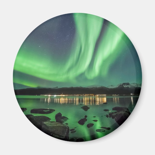 Aurora Borealis Souvenir Magnet (Front)