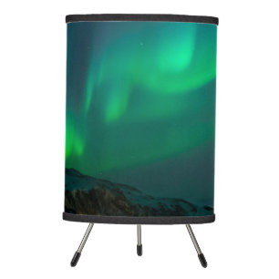 Aurora Borealis Starry Night Stars Sky Winter Tripod Lamp