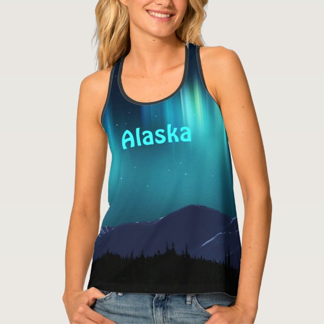 Aurora Borealis Tank Top (Front)