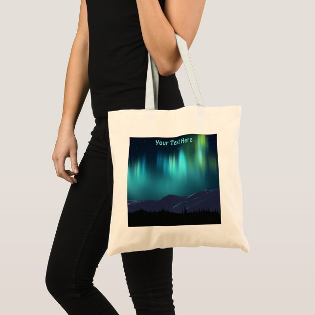 Aurora Borealis Tote Bag (Front (Product))