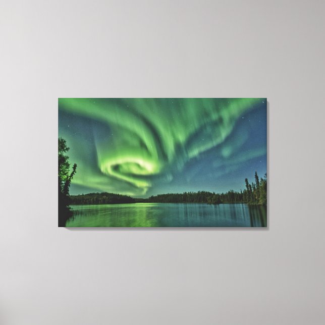 AURORA BOREALIS WRAPPED CANVAS PRINT (Front)