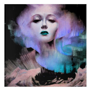 Aurora by Clive Henry blue purple night Acrylic Print