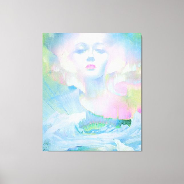 Aurora by Clive Henry pastel light Canvas Print (Front)