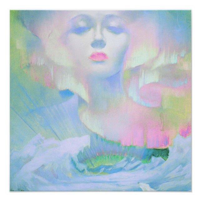 Aurora by Clive Henry pastel light Poster (Front)