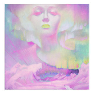 Aurora by Clive Henry pink pastels Acrylic Print