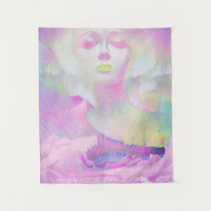 Aurora by Clive Henry pink pastels Tapestry