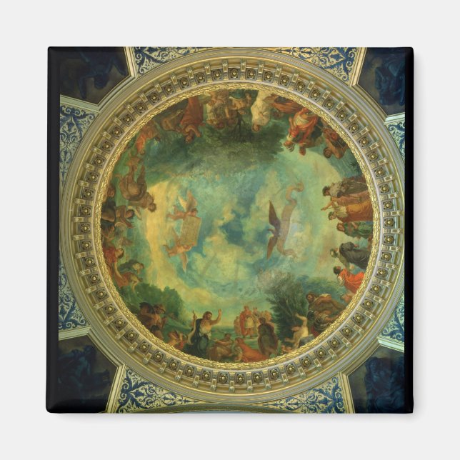 Aurora, ceiling painting possibly from the Library Magnet (Front)