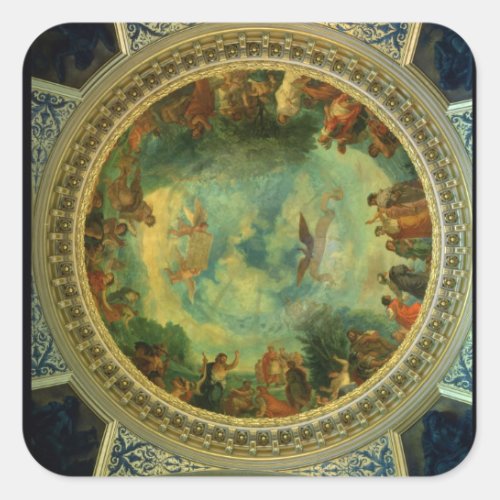 Aurora ceiling painting possibly from the Library Square Sticker