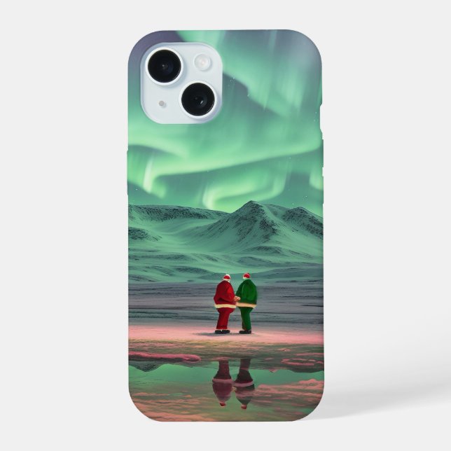 Aurora Christmas Iphone Case (Back)