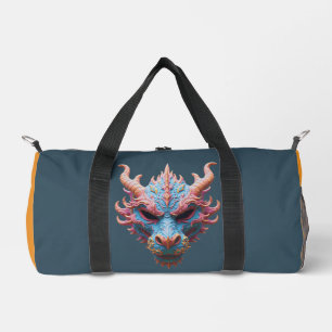 Aurora Dragon Mask Duffle Bag
