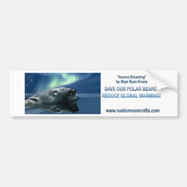 AURORA DREAMING Bumper Bumper Sticker (Front)