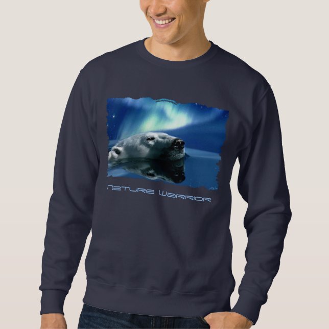 AURORA DREAMING Polar Bear Long-Sleeved Shirt (Front)