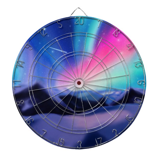 Aurora Dreams Dart Board (Front)