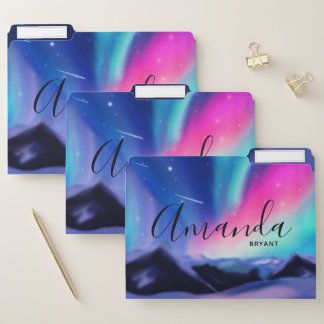 Aurora Dreams File Folder